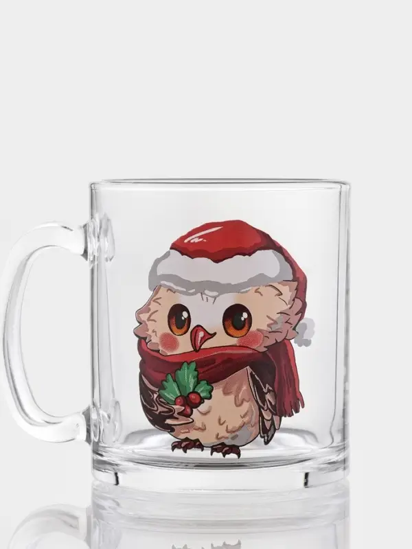Кружка "Чайная" "Новогодние зверушки" 320 мл