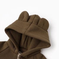 Костюм (толстовка и брюки) Крошка Я, BASIC LINE, рост 68-74 см, цвет кофейный