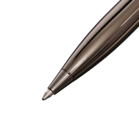 Ручка шариковая поворотная, 0.7 мм, Bruno Visconti Boston, стержень синий, металлический корпус, вороненая сталь Ручка шариковая поворотная, 0.7 мм, Bruno Visconti Boston, стержень синий, металлический корпус, вороненая сталь