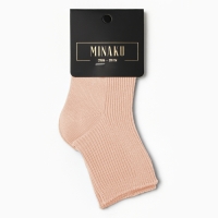 Носки детские MINAKU, цвет персиковый, 12-14 см Носки детские MINAKU, цвет персиковый, 12-14 см