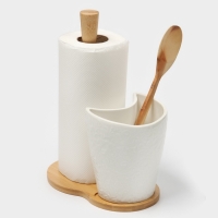 Набор кухонный для бумажных полотенец и кухонных принадлежностей 19,5х12,5х25,5 см