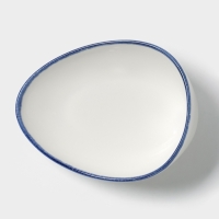 Салатник "Blue Lagoon" Magistro 19см, 19,2х14,9х7,9, цвет белый, синий