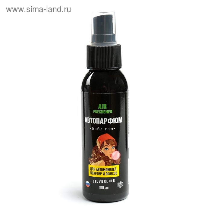 Ароматизатор АГАТ Silverline БаблГам 100 мл, спрей Ароматизатор АГАТ Silverline БаблГам 100 мл, спрей