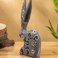 Сувенир "Заяц" дерево 10х3х24 см