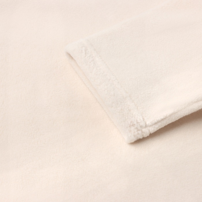 Свитшот флисовый детский MINAKU: Fleece Soft, цвет бежевый, рост 140 см