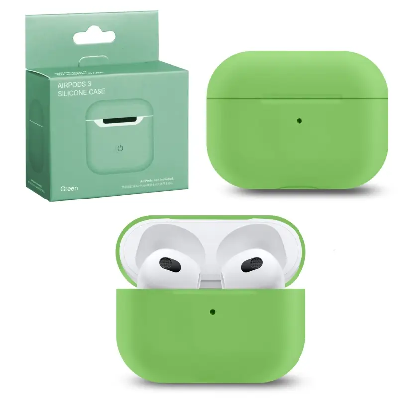 Чехол APods 3 Silicone green
