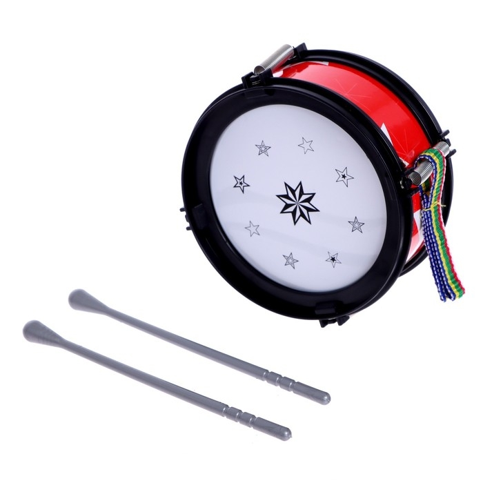 Игрушечный барабан &laquo;Звезда&raquo;, детский, МИКС