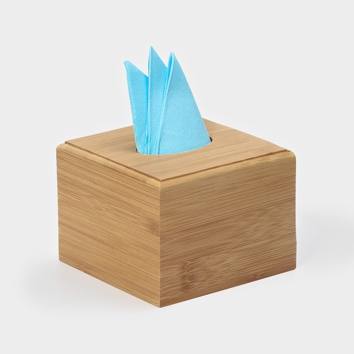 Салфетница Доляна &laquo;Комфорт&raquo;, 12&times;9 см, бамбук