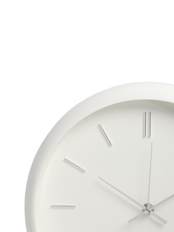 Часы настенные, интерьерные "Классика", d-30 см, со стеклом, белые