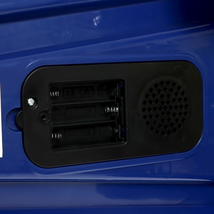 Каталка-толокар &laquo;Бибикар&raquo;, звук, бело-синий