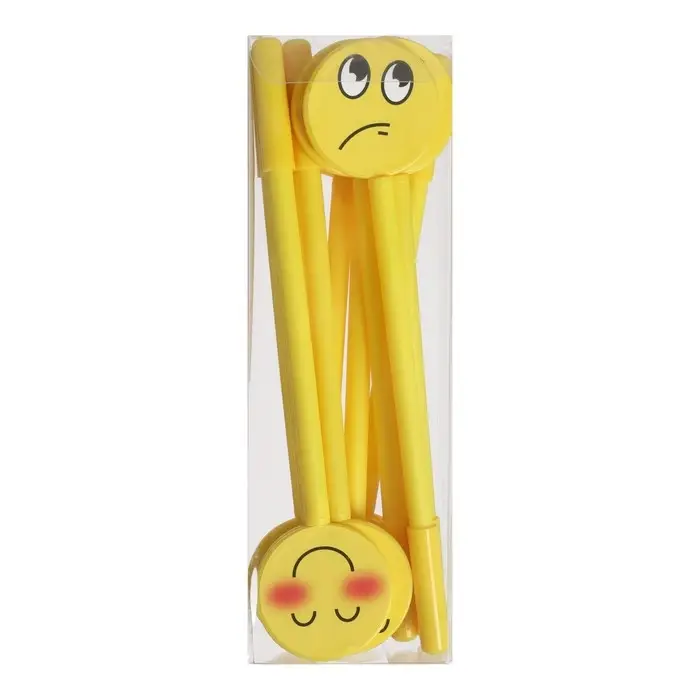 Ручка - прикол Calligrata &laquo;Смайл&raquo;, гелевая, МИКС