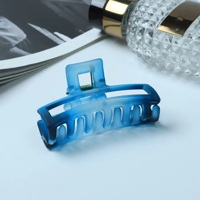 Крабик для волос &laquo;Кэнди&raquo;, матовый прямой, 7 см, МИКС