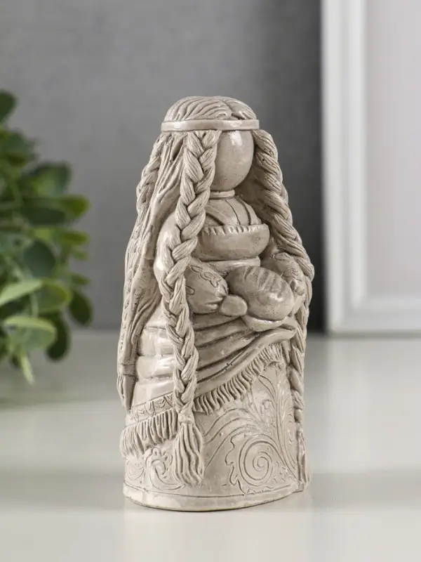 Фигура гипс "Берегиня рода" 13х6 см, под камень