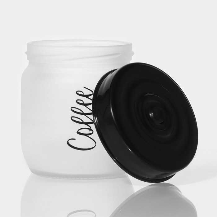 Банка стеклянная для сыпучих продуктов Herevin Coffee, 425 мл