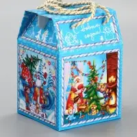 Подарочная новогодняя коробка &laquo;Снегоход&raquo;, Чемоданчик малый, 18&times;18&times;14 см