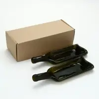 Тарелка бутылка, сервировочная, набор 2 шт.