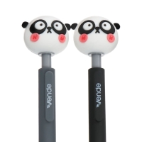 Ручка-прикол гелевая "Панда", синие чернила, МИКС