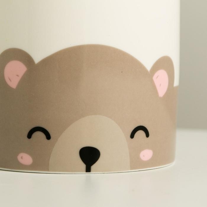 Кашпо для цветов, &laquo;Медведь&raquo;, 10 х 10 см