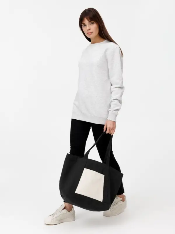 Шопер Shophop, черный с неокрашенным