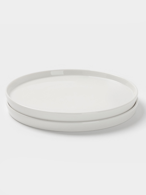 Набор тарелок 2 шт 20х2 см Magistro  "White Snow"