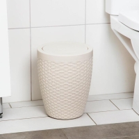 Контейнер для мусора &laquo;Плетёнка&raquo;, 8 л, с крышкой