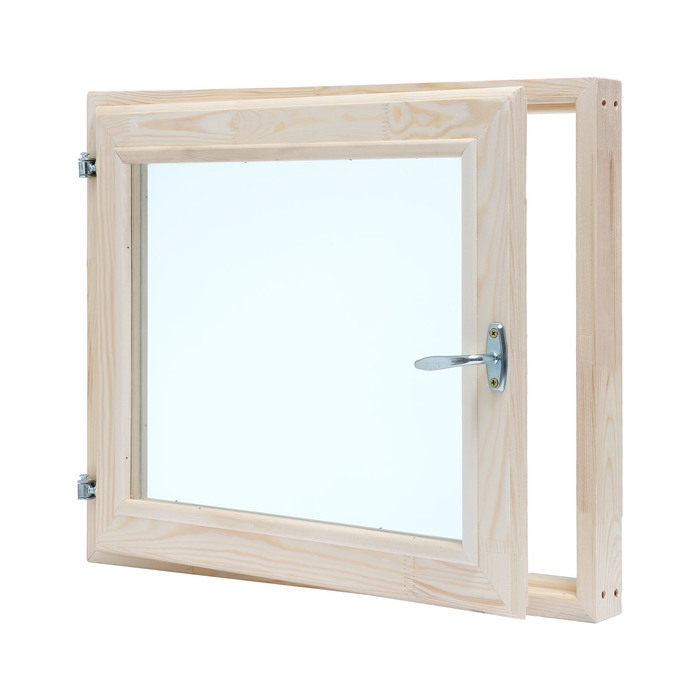 Окно, 50&times;60см, двойное стекло ХВОЯ