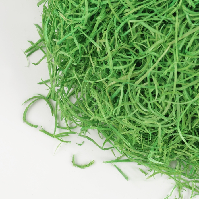 Наполнитель для декора &laquo;Сено&raquo;, 100 гр, цвет зелёный