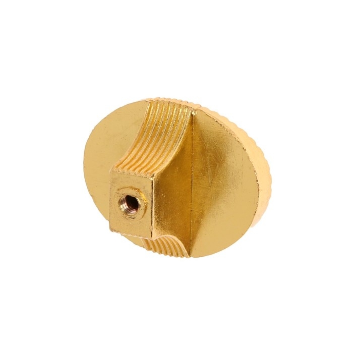 Ручка-кнопка CAPPIO, цинк, d=35 мм, цвет золото, 8 шт.