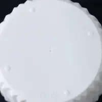 Кашпо для цветов со вставкой &laquo;Волна&raquo;, 2 л, d=16 см, h=13,5 см, цвет белый