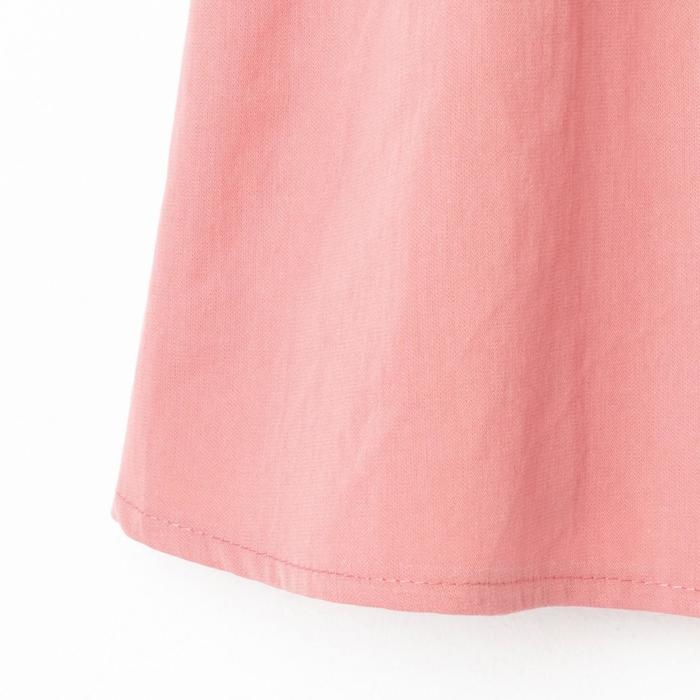 Платье детское с карманом KAFTAN, р. 32 (110-116), коралловый Платье детское с карманом KAFTAN, р. 32 (110-116), коралловый