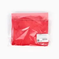 Лоскут ткани длинноворсовый на трикотажной основе, 50х50, цвет красный