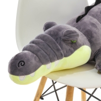 Мягкая игрушка «Крокодил», 80 см, цвет серый Мягкая игрушка «Крокодил», 80 см, цвет серый