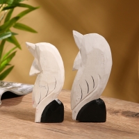 Сувенир интерьерный "Совы" дерево (набор 2 штуки) Сувенир интерьерный "Совы" дерево (набор 2 штуки)