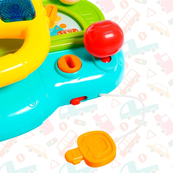 Музыкальный руль &laquo;Маленький шофёр&raquo;, световые, звуковые эффекты