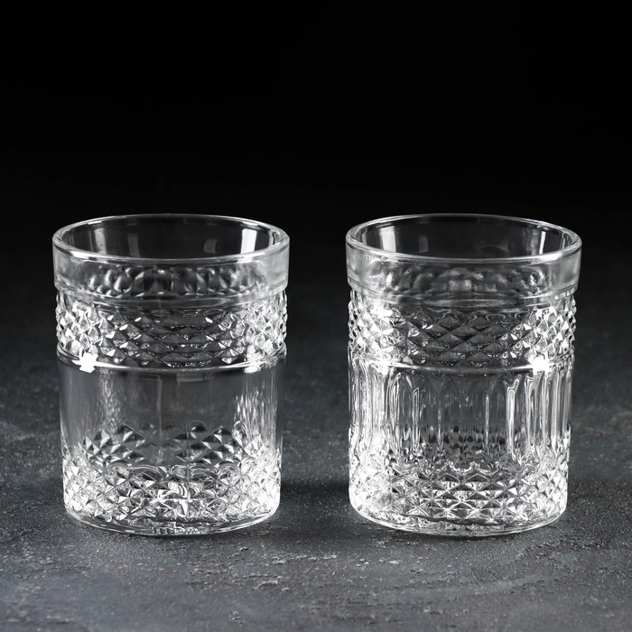 Стакан &laquo;Крист&raquo;, 350 мл, текстура МИКС