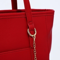 Сумка женская тоут на молнии, цвет красный Сумка женская тоут на молнии, цвет красный