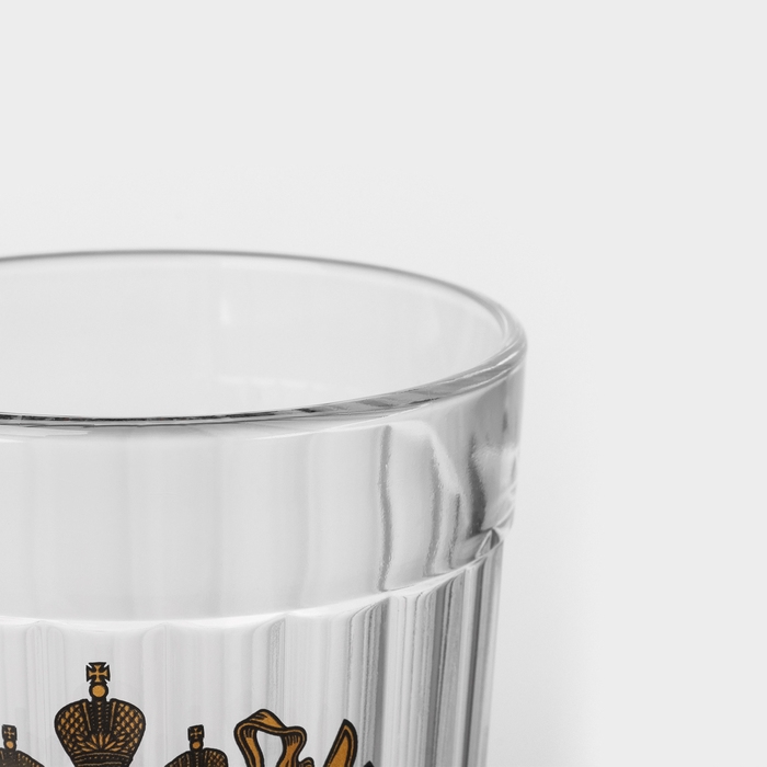 Стакан гранёный &laquo;Герб России&raquo;, 250 мл