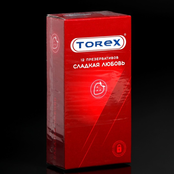 Презервативы &laquo;Torex&raquo; Сладкая любовь со вкусом клубники, 12 шт.
