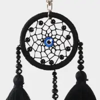 Брелок "Ловец снов" 17 см, цв. чёрный