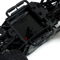 Джип &laquo;Вездеход&raquo;, радиоуправление, дым, элементы из металла, черный