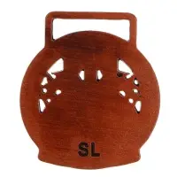 Медаль призовая бронза, d=3.5 см, 2 место, без ленты