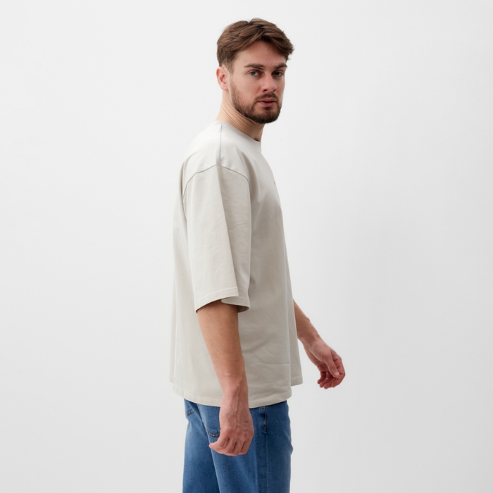 Футболка мужская MIST Weekend, размер 56, серо-бежевый