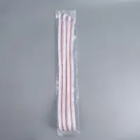 Молния &laquo;Спираль&raquo;, №5, разъёмная, замок автомат, 80 см, белая, красная