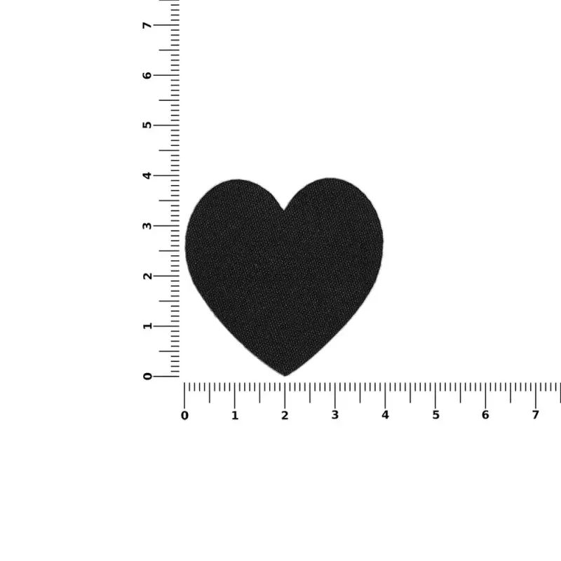 Наклейка тканевая Lunga Сor, M, черная