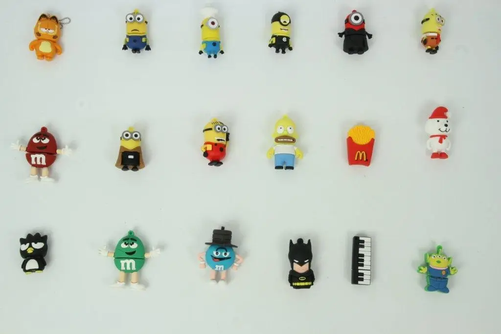 USB накопитель 4GB Игрушки резиновые