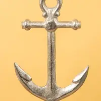 Подсвечник на 3 свечи "Морской" алюминий 36х17х93 см