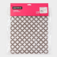 Коврик в раковину Доляна &laquo;Кико&raquo;, 24&times;30 см, серый