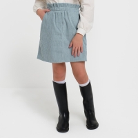 Юбка детская KAFTAN "Velvet", р. 34 (122-128), серо-голубой Юбка детская KAFTAN "Velvet", р. 34 (122-128), серо-голубой