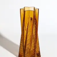 Ваза стекло настольная "Флоранс" 25х11х9 см, коричневый