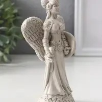 Фигура Бог сканди &laquo;Валькирия&raquo; 14&times;7.5&times;6 см, серая